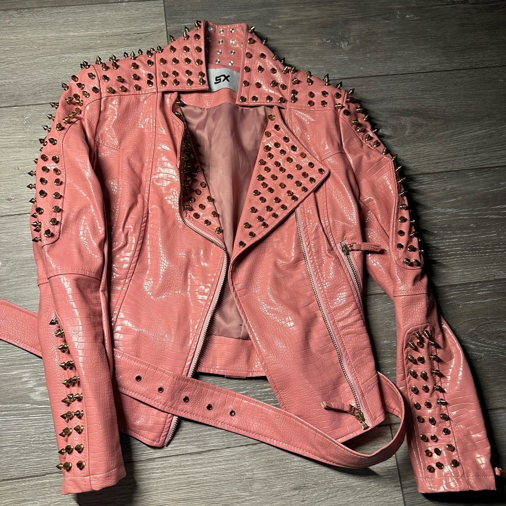 Punk studded jacket